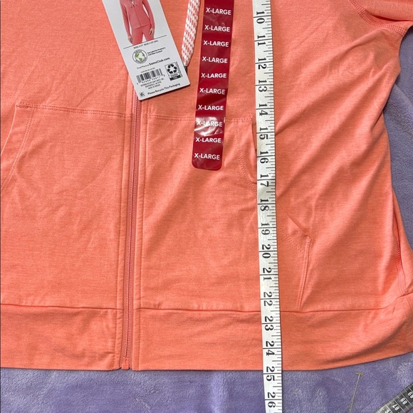 Cozy Peach Women's Zip-Up Hoodie - Picture 7 of 8